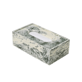 ferm LIVING | Mist Tissue Box - Emerald Off-White